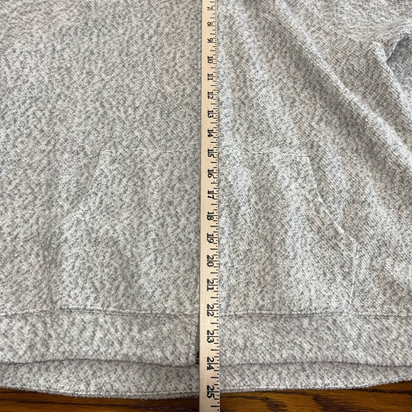 LL Bean Womens Sweater Fleece Zip Jacket Size Large Heathered Gray - Picture 5 of 6